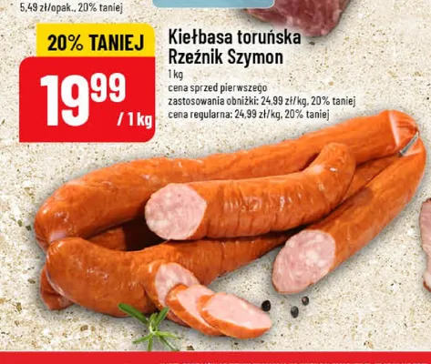 Kiełbasa toruńska Rzeźnik Szymon promocja w POLOmarket