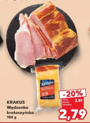 Wędzonka krotoszyńska Krakus promocja w Kaufland