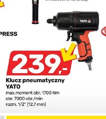 Klucz pneumatyczny Yato promocja w Bricomarche