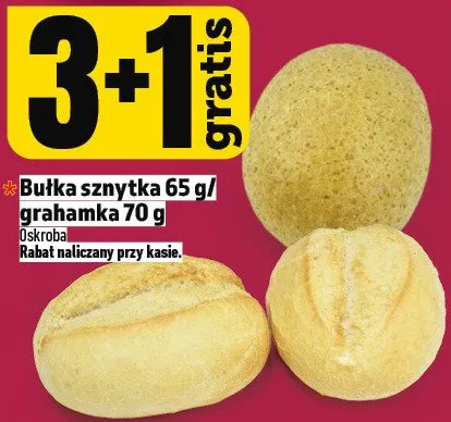 Bułka sznytka/grahamka promocja w TOPAZ