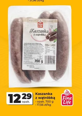 Kaszanka z wątróbką Fine Life promocja w Odido