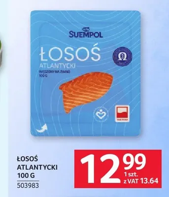 Łosoś atlantycki wędzony na zimno Suempol promocja w Selgros