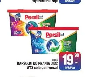 Kapsułki do prania Persil Disc color promocja w Tomi Markt