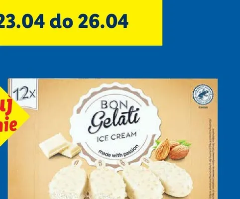 Lody wielopak White promocja w Lidl