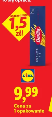 Makaron spaghetti Barilla N°5 promocja w Lidl