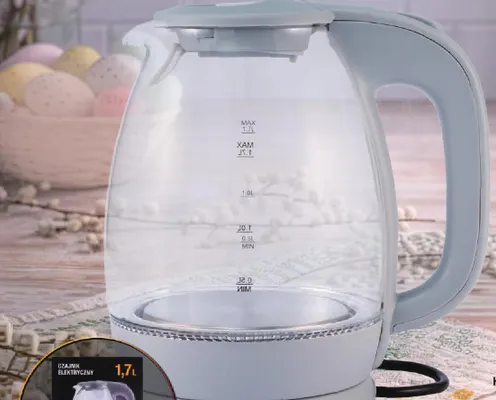 Czajnik szklany elektryczny Dino promocja w Dino