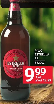 Piwo Estrella 1L promocja w Selgros