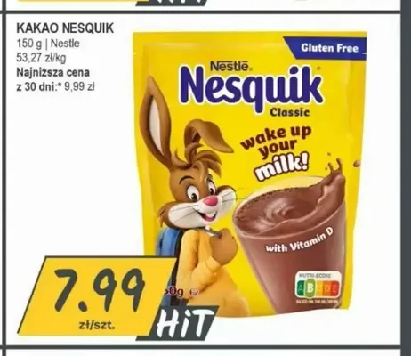 Kakao Nesquik Classic promocja w Słoneczko