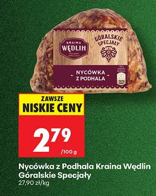 Nycówka z Podhala Kraina Wedlin Góralskie Specjały promocja w Biedronka