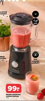 Blender kielichowy szklany Huslong promocja w Netto