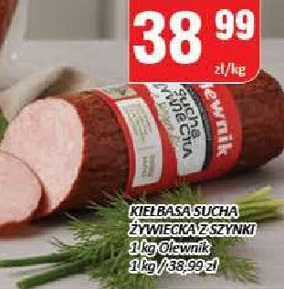 Kiełbasa sucha żywiecka z szynki promocja w Chorten