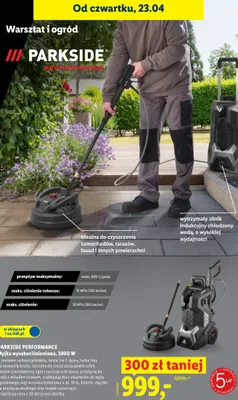 Myjka wysokociśnieniowa, 3000W promocja w Lidl