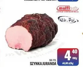 Szynka Juranda Nik-Pol promocja w Tomi Markt