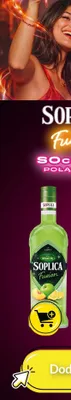 Likier Soplica Fusion zielone jabłuszko brzoskwinia cytryna 0,5 promocja w Lidl