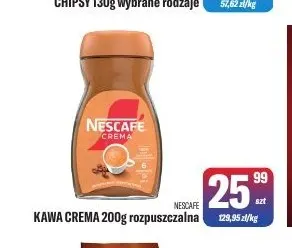Kawa rozpuszczalna Crema Nescafe promocja w Tomi Markt