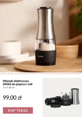 Młynek elektryczny Homla DISAS do pieprzu i soli promocja w Homla