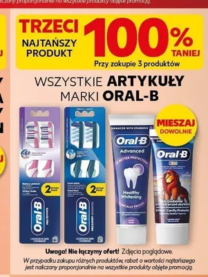 Szczoteczki do zębów Oral-B 2-pak promocja w Kaufland