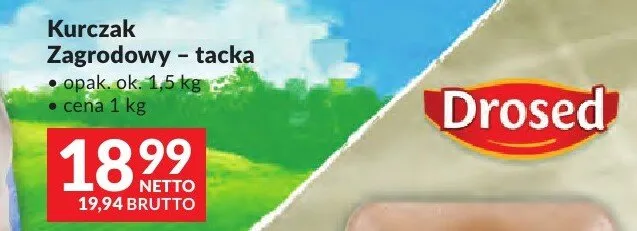 Kurczak Zagrodowy – tacka promocja w Makro