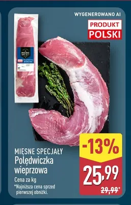 Polędwiczka wieprzowa Mięsne Specjały promocja w Aldi