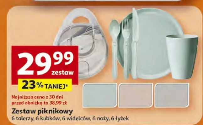 Zestaw piknikowy promocja w Auchan