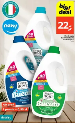 Płyn do prania Sweet Home Bucato promocja w Dealz