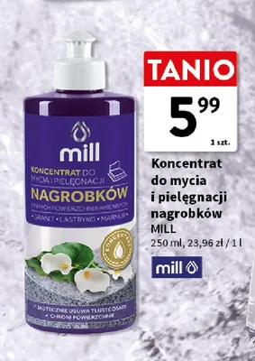 Koncentrat do mycia i pielęgnacji nagrobków Mill promocja w Intermarche