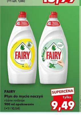 Płyn do mycia naczyń Fairy Cytryna promocja w Kaufland