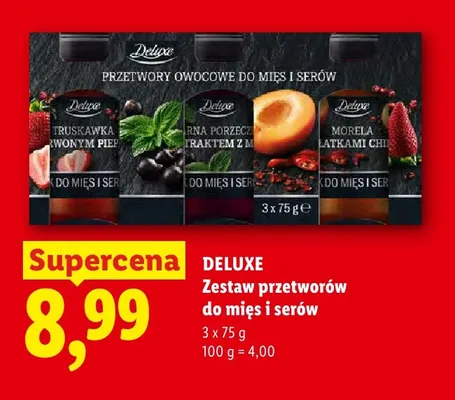 Zestaw przetworów do mięs i serów Deluxe 3-pak promocja w Lidl