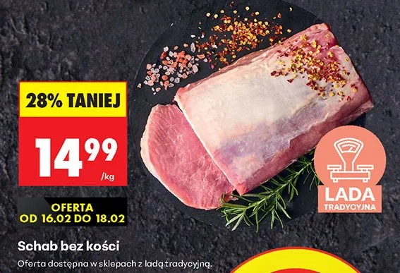 Schab bez kości promocja w Biedronka