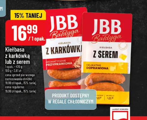 Kiełbasa z karkówką JBB Bałdyga promocja w POLOmarket