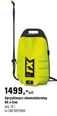 Opryskiwacz akumulatorowy RX x-line promocja w OBI