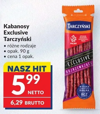 Kabanosy Exclusive Tarczyński promocja w Makro