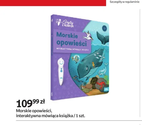 Książka interaktywna mówiąca Morskie opowieści promocja w Empik