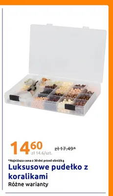 Luksusowe pudełko z koralikami promocja w Action