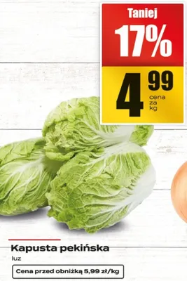 Kapusta pekińska promocja w Supeco