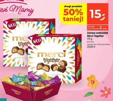 Zestaw czekoladek Merci Together promocja w Dealz