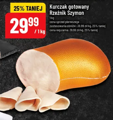 Kurczak gotowany Rzeźnik Szymon promocja w POLOmarket