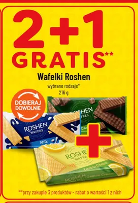 Wafelki Roshen kakaowe promocja w POLOmarket