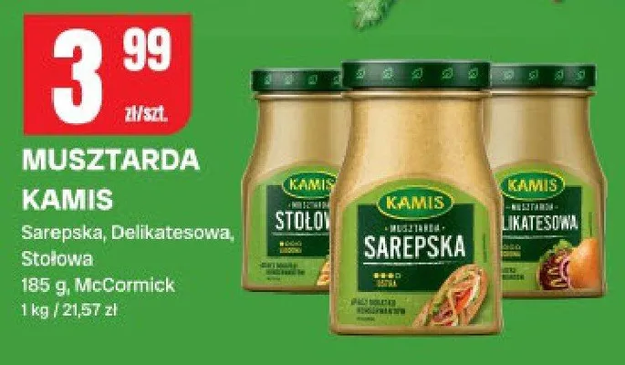 Musztarda sarepska, delikatesowa, stołowa promocja w Chorten