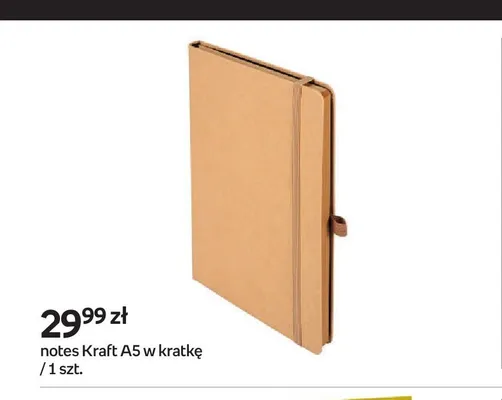 Notes Kraft A5 w kratkę promocja w Empik