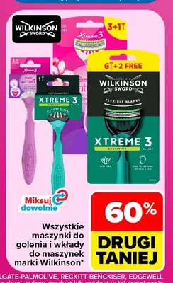 Maszynki do golenia i wkłady do maszynek marki Wilkinson promocja w Carrefour