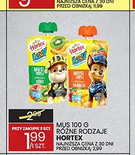 Mus Hortex promocja w Wafelek