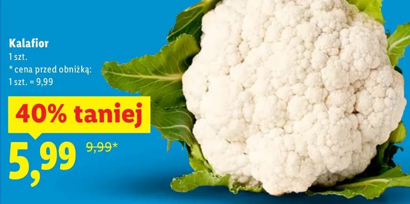 Kalafior promocja w Lidl