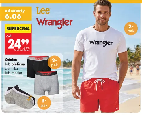 Szorty męskie Lee promocja w Biedronka