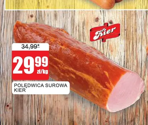 Polędwica surowa Kier promocja w Bingo