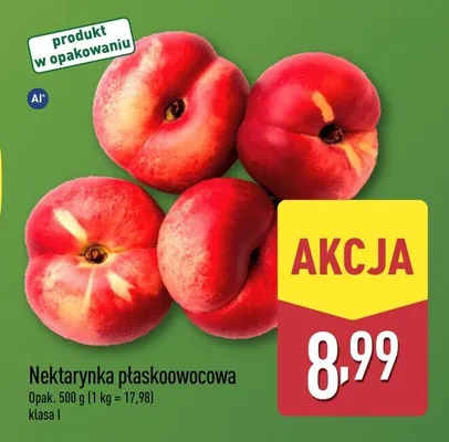 Nektarynka płaskoowocowa promocja w Aldi