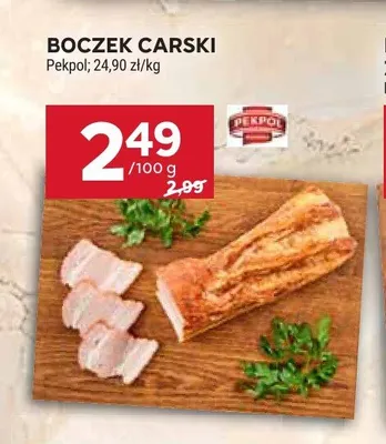 Boczek carski promocja w Stokrotka
