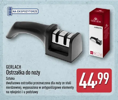 Ostrzałka do noży Gerlach promocja w Aldi