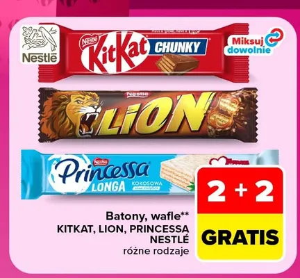 Baton Lion Nestlé promocja w Carrefour