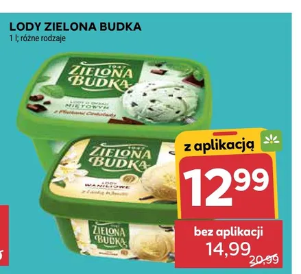 Lody Zielona Budka promocja w Stokrotka